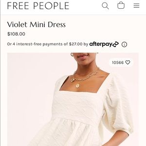 Free People Violet Mini Dress